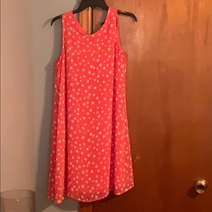 Pink and White Dress